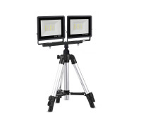 Прожекторы светодиодные 30Вт, 6500K, 2 шт, на штативе строительном 3110-PRJ-30PL2V