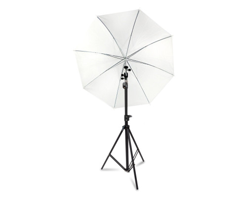 Быстросъемное крепление для камеры, резьба 3/8, 1/4 и в паз, и фотозонт UW-100 на усиленной стойке LS