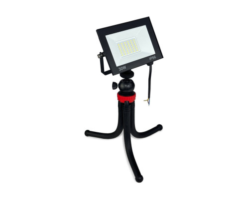 Светодиодный прожектор 30 Вт, 6500K, на гибком креплении Flex-0330bd