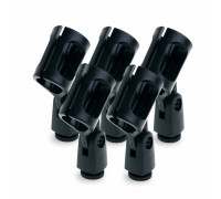 Держатель для микрофона «бочонок» с резьбой крепления 5/8" и переходником на 1/4", 5 шт