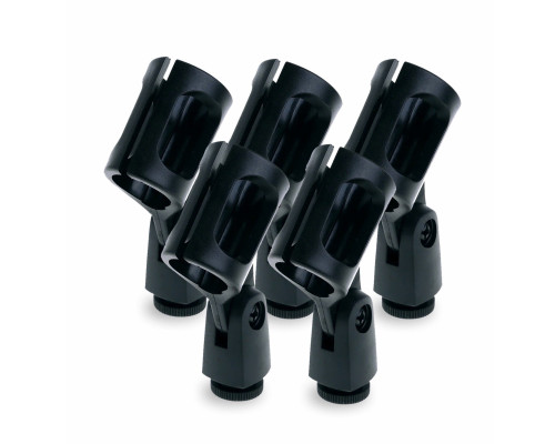 Держатель для микрофона «бочонок» с резьбой крепления 5/8" и переходником на 1/4", 5 шт