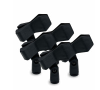 Держатель для микрофона «прищепка» с резьбой крепления 5/8" и переходником на 1/4", 5 шт