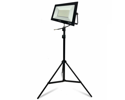 Светодиодный прожектор 100 Вт, 3000K, теплый свет на штативе LS-PRJ