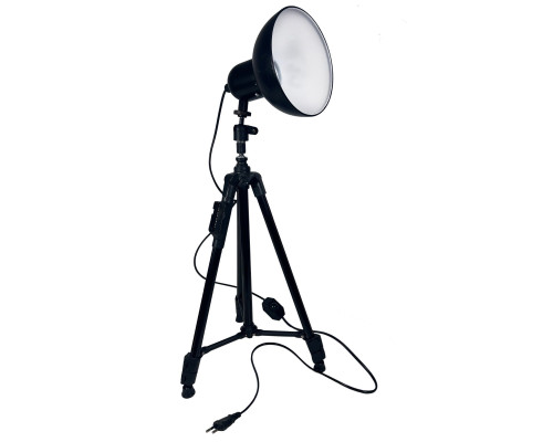 Напольный светильник LMB-8810 light на треноге со средним абажуром, черный