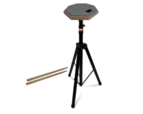 Тренировочный пэд 8" для барабанщика на напольной стойке SPS-502M с 2 барабанными палочками
