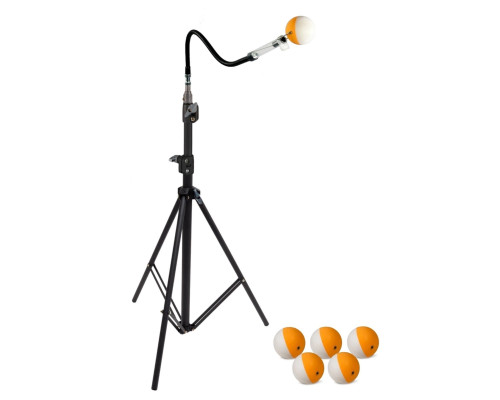 Напольный тренажер LS-PINGPONG для настольного тенниса, пинг понга, с 5 запасными мячиками