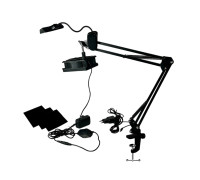 Вытяжка NBS-FAN с подсветкой для наращивания ресниц с удлинителем и адаптером