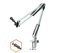 Крепление NBS-35W для прожектора с 2 видами крепежа на усиленной струбцине