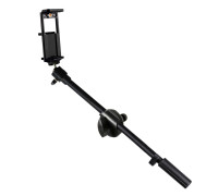 Журавль ES35-1519-DT с двусторонним держателем для телефона и планшета до 18 см для стойки пюпитра до 19 мм