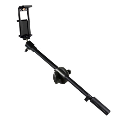 Журавль ES35-1519-DT с двусторонним держателем для телефона и планшета до 18 см для стойки пюпитра до 19 мм