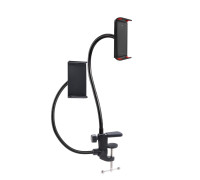 Настольный держатель GD2S-18-23 для съемки смартфоном до 18-23 см с 2 зажимами