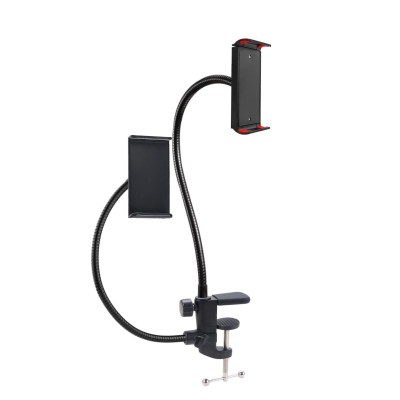 Настольный держатель GD2S-18-23 для съемки смартфоном до 18-23 см с 2 зажимами