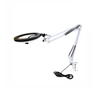 Настольная лампа L26-PSW для маникюра, подсветка кольцевая 26 см с держателем для съемки