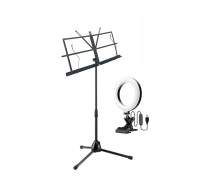 Cкладной пюпитр PML-01-L16 с подсветкой на телескопической стойке