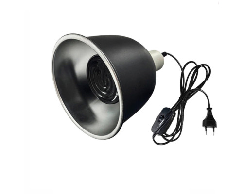 Светильник для террариума LST215-100K, керамическая лампа греющая для рептилий, 100W