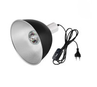 Светильник для террариума LST215-100, лампа греющая UVA+UVB для рептилий, 100W