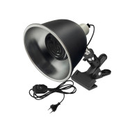 Светильник для террариумов LST215D-PR1 с диммером на прищепке и лампа керамическая 100W