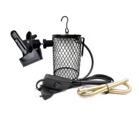 Светильник клетка под лампочку нагрева для террариума на прищепке PR1