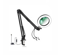 Держатель LN33S-PAI для микросхем и плат на пантографе с усиленной струбциной и лампой лупой