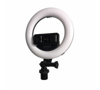Кольцевая лампа L16-L07-P с держателем телефона на штатив-стойку с резьбой крепления 1/4"