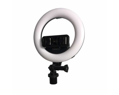 Кольцевая лампа L16-L07-P с держателем телефона на штатив-стойку с резьбой крепления 1/4"