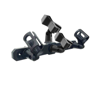 Планка с 4 держателями микрофона прищепка и бочонок для стереозаписи с креплением на штатив