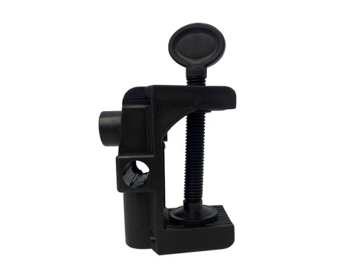 Струбцина пластиковая PSTR48-B с горизонтальным, вертикальным и боковым креплением под пантограф, черная