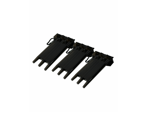 Чехол на 3 дротика, 16х8 см, с карабином, цвет черный, 3 шт