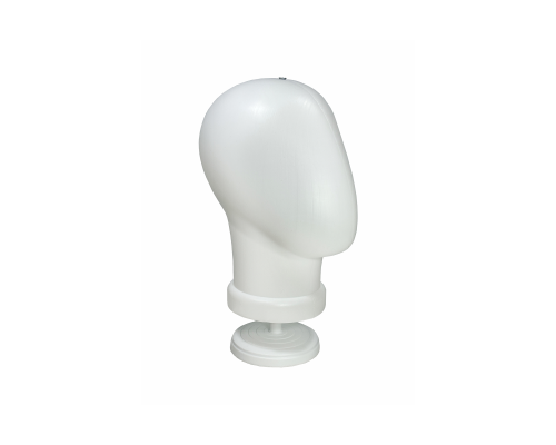 [СГП] Манекен голова белая безликая на настольном держателе CXP-050W