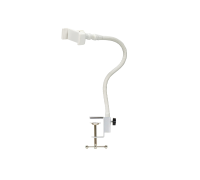 Держатель белый для мобильного устройства 57-85 мм на гибком креплении GDS и струбцине