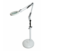 Светодиодная лампа лупа LN-33W на напольной стойке с емкостью для утяжелителя