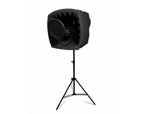 Акустический экран CUBE-JBH-EC с держателем для микрофона паук P1 и поп-фильтром 15,5 см