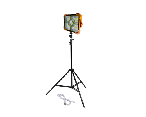 Прожектор светодиодный T-5 100 Вт на утяжеленном штативе JU-SH