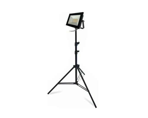 Светодиодный прожектор 30 Вт, 3000K, теплый свет на штативе JU-PRJ