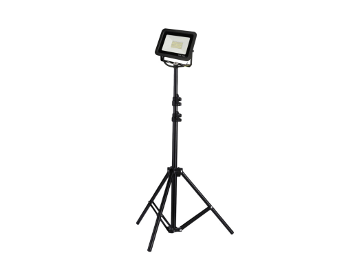 Светодиодный строительный прожектор 30 Вт, 6500K, на штативе строительном JU-PRJ