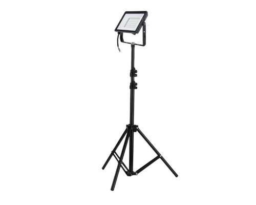 Светодиодный строительный прожектор 50 Вт, 6500K, на штативе JU-PRJ