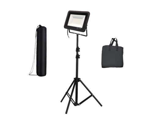 Светодиодный строительный прожектор 50 Вт, 6500K, на штативе JU-PRJ с сумками для переноски