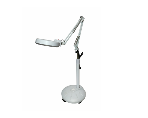 Лампа лупа LN-6 на мобильной напольной стойке с емкостью под утяжелитель