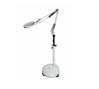 Светодиодная лампа лупа LN-33W на мобильной напольной стойке с емкостью под утяжелитель