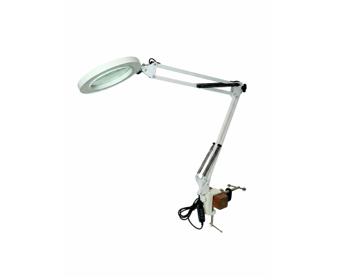 Лампа лупа светодиодная LN-33W с креплением GDS-WOOD на кушетку