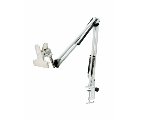 Держатель для пялец NBW-PRWSH на настольном креплении с усиленной струбциной, цвет белый