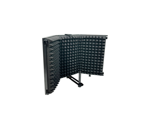 [СГП] Акустический экран AK01 для микрофона из 3 секций с креплением для микрофона и уголком 50x50x3 мм