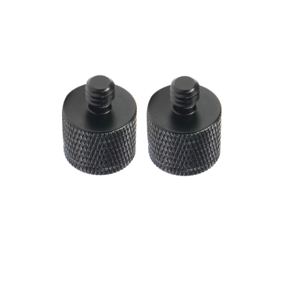 Переходник с внутренней резьбой 1/4 на M6, черный, 2 шт