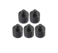 Переходник с внутренней резьбой 1/4 на M6, черный, 5 шт