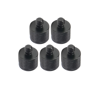 Переходник с внутренней резьбой 1/4 на M6, черный, 5 шт