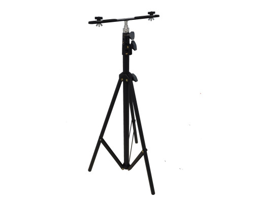 Штатив LS-PRJ-PL2V с металл планкой для 2 строительных прожекторов общим весом до 2 кг
