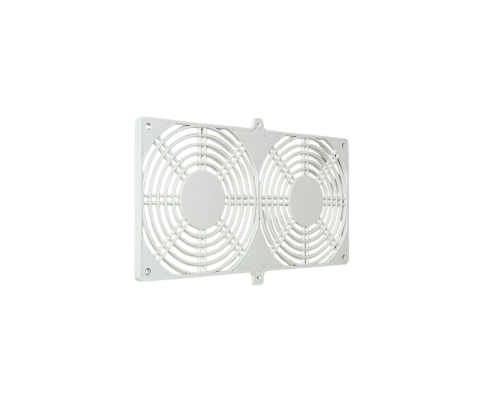 Белая панель от сдвоенного вентилятора