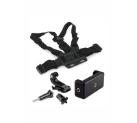 Нагрудное крепление 5 в 1 для экшен камеры GoPro с держателем телефона