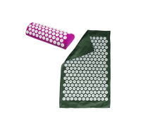 Подушка фиолетовая +поролон+ коврик однослойный оливковый