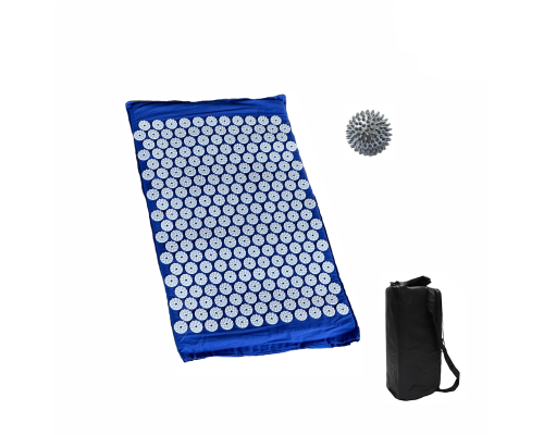 Коврик синий + поролон+ ЧЕХОЛ+ мяч серый